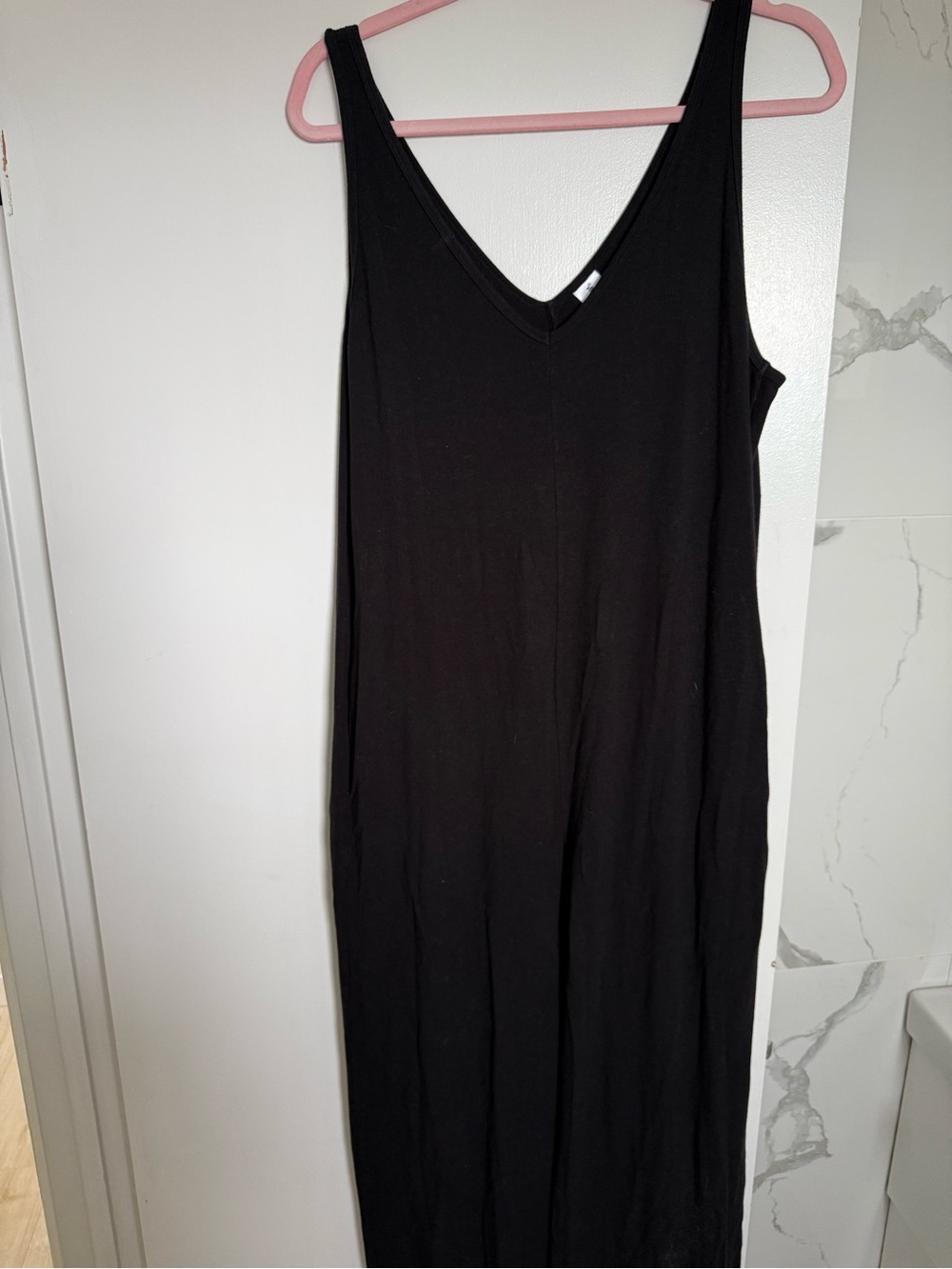 Smash + Tess Classic Black V-Neck Jumpsuit
